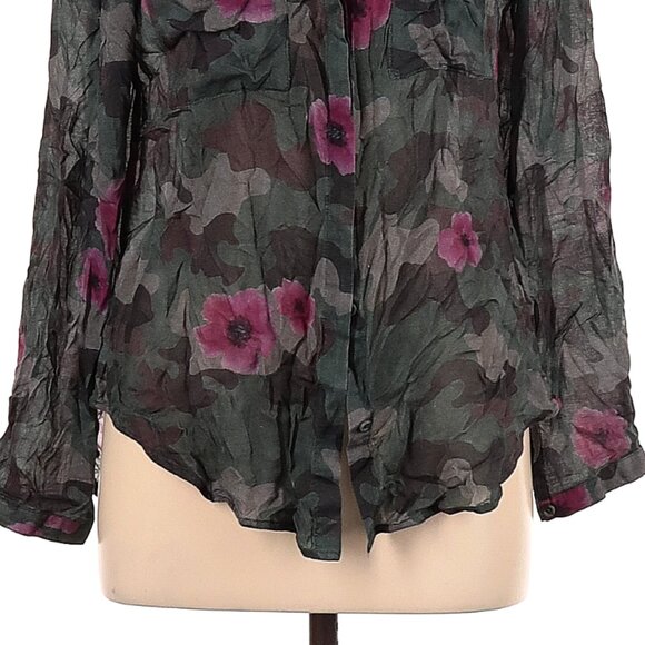 Cloth & Stone Size M Long sleeve button-down shirt - Picture 4 of 5